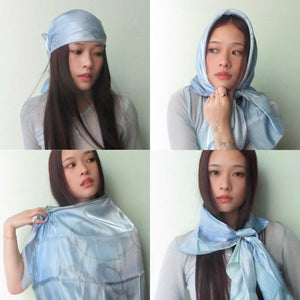 v? x ÉGON square scarf 2